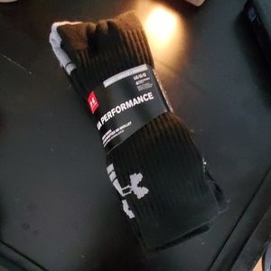 Under Armor UA Performance Crew Socks 3pk